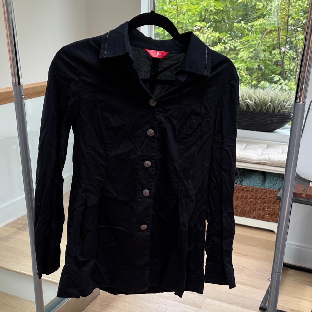 Very dark blue Button-Up Women's Jacket